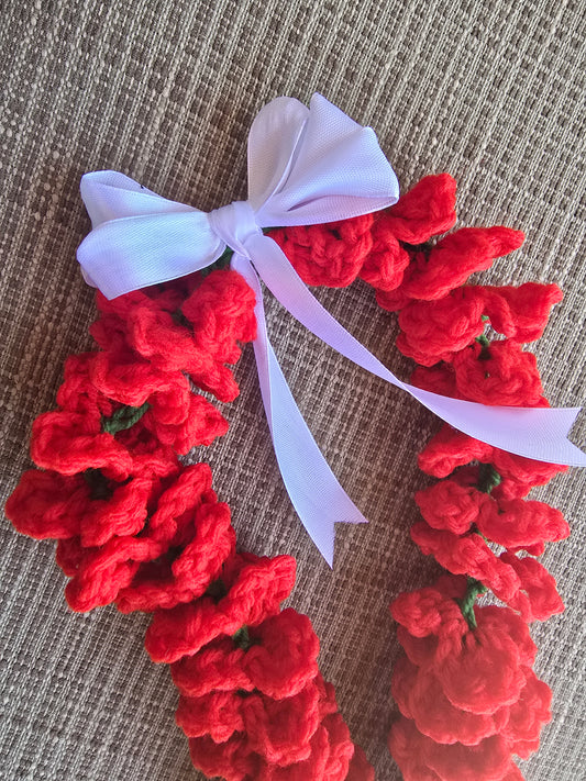 Hibiscus 4EVR Lei in Red - Kids