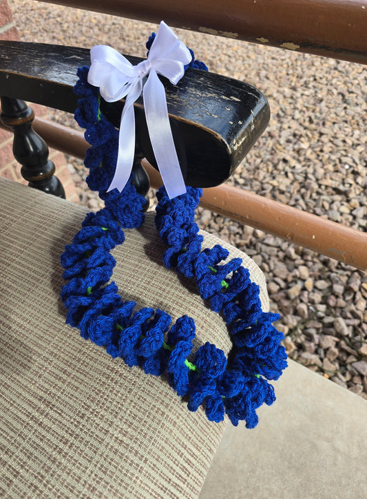 Hibiscus 4EVR Lei in Blue