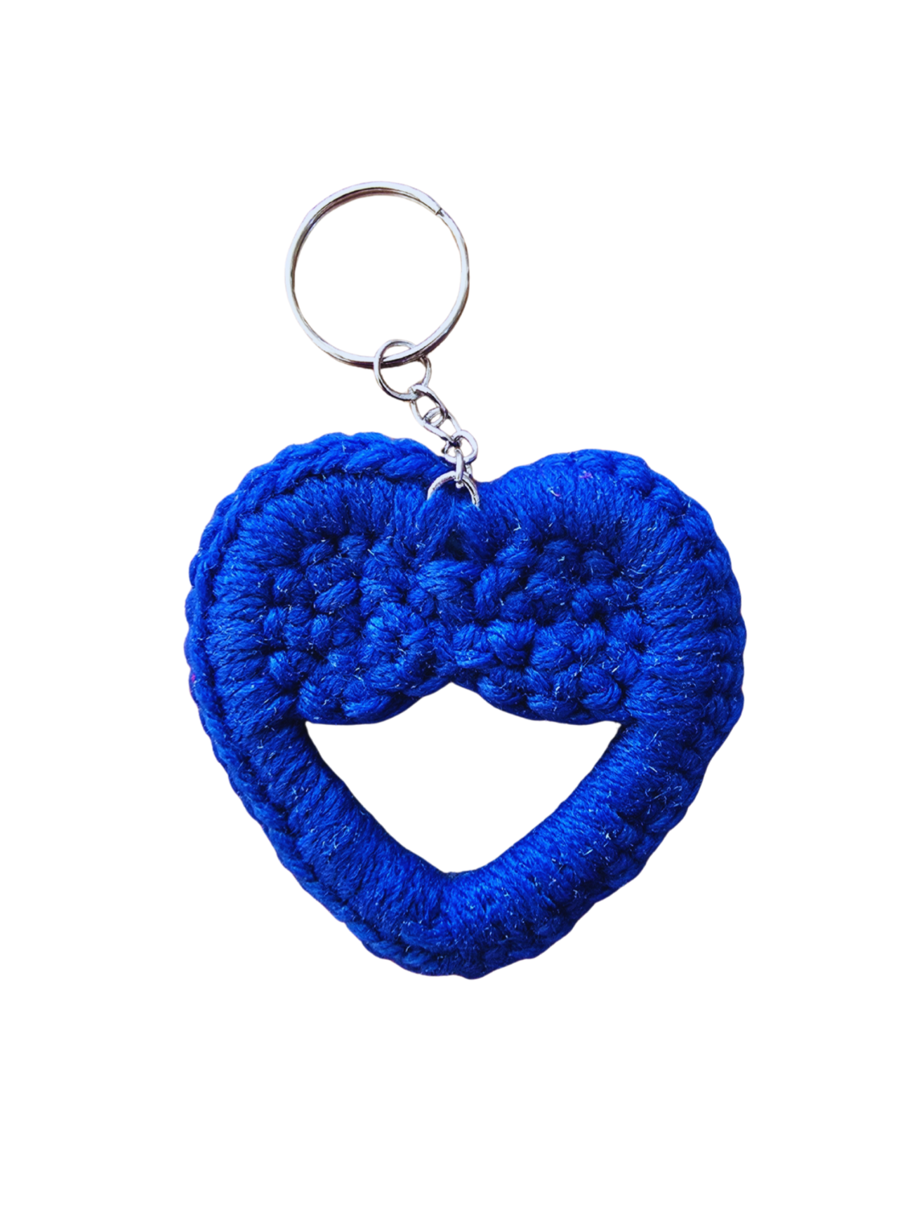 Blue Heart Keychain