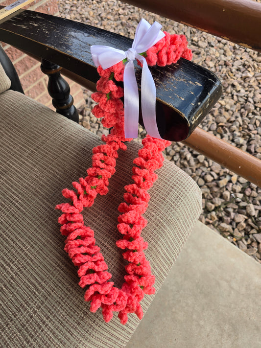 Hibiscus 4EVR Lei in Coral