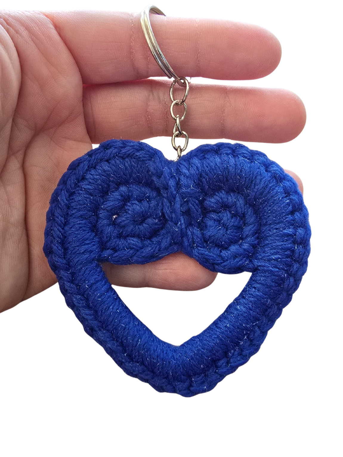 Blue Heart Keychain